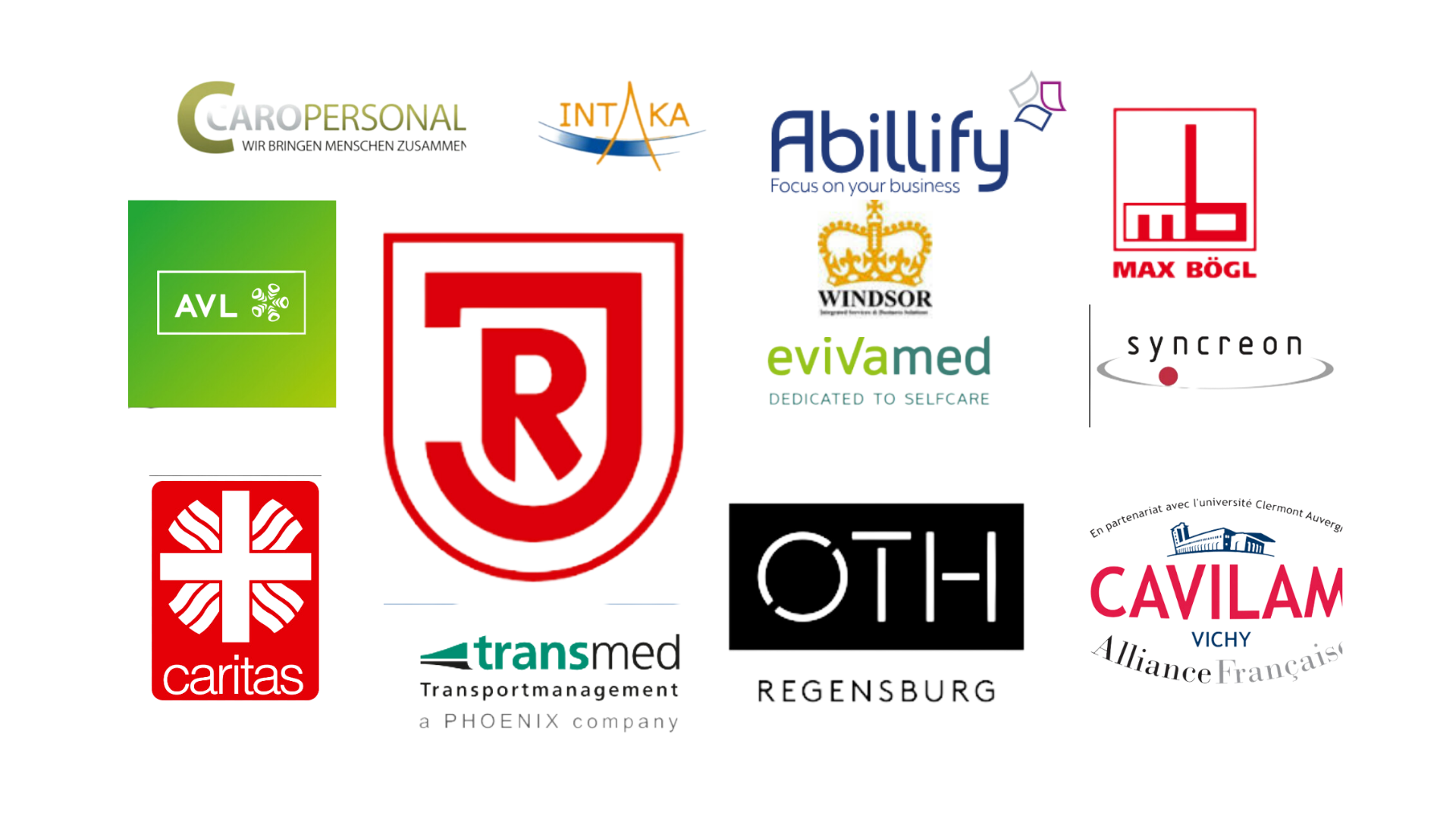 Intaka, Abillify, OTH Regensburg, Transmed, Caritas, AVL, Caropersonal, Evivamed, Cavilam, BCU regensburg Intaka, Abillify, OTH Regensburg, Transmed, Caritas, AVL, Caropersonal, Evivamed, Cavilam, BCU regensburg